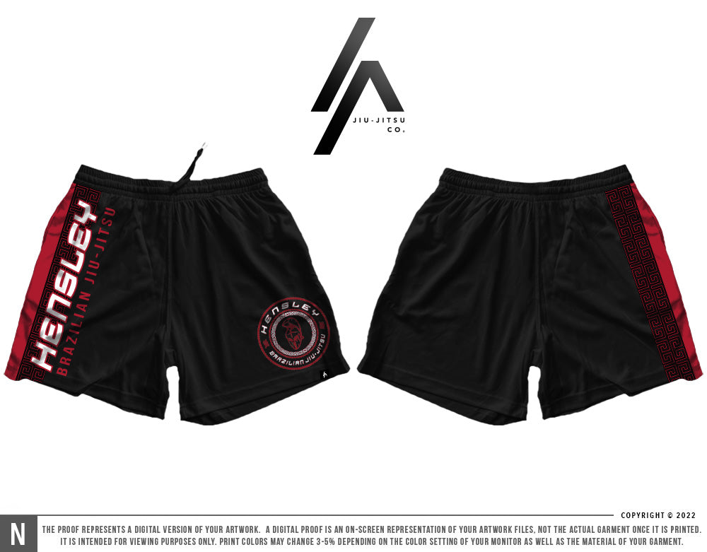 Team Hensley Shorts Red